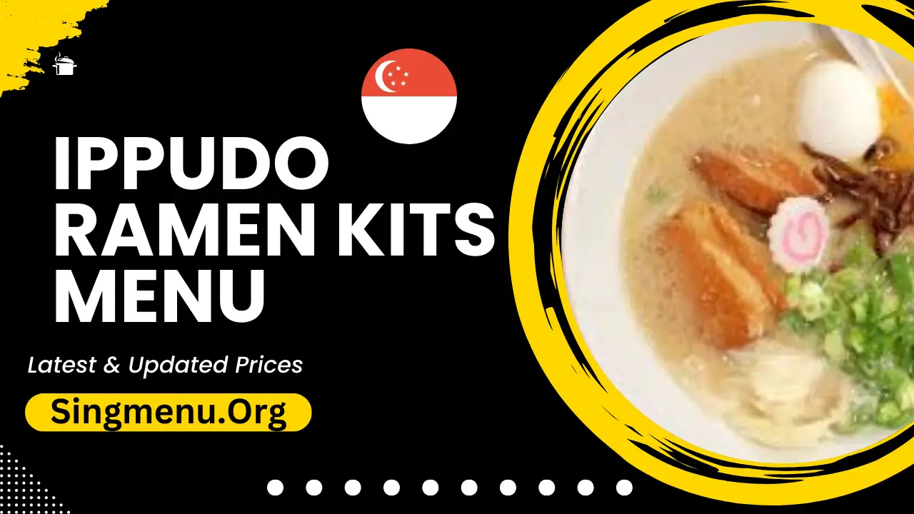 Ippudo Ramen Kits Menu Singapore