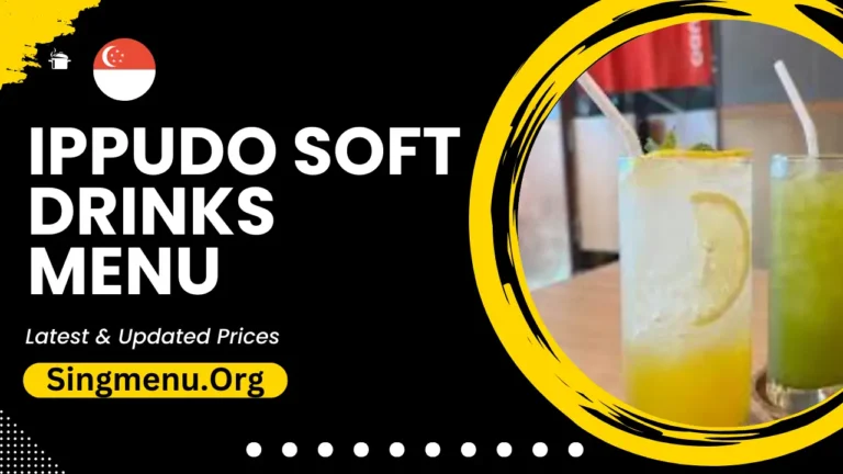 Ippudo Soft Drinks Menu Singapore Prices 2024