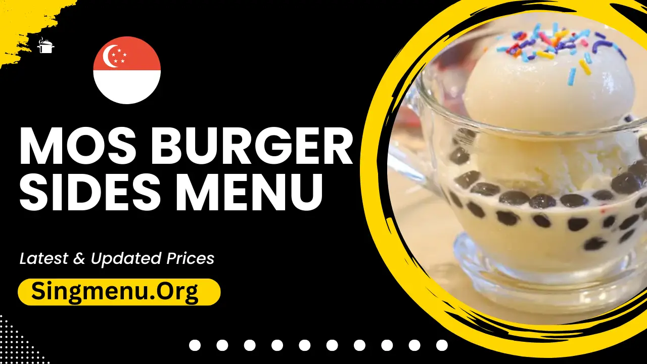 Mos Burger Sides Menu Singapore