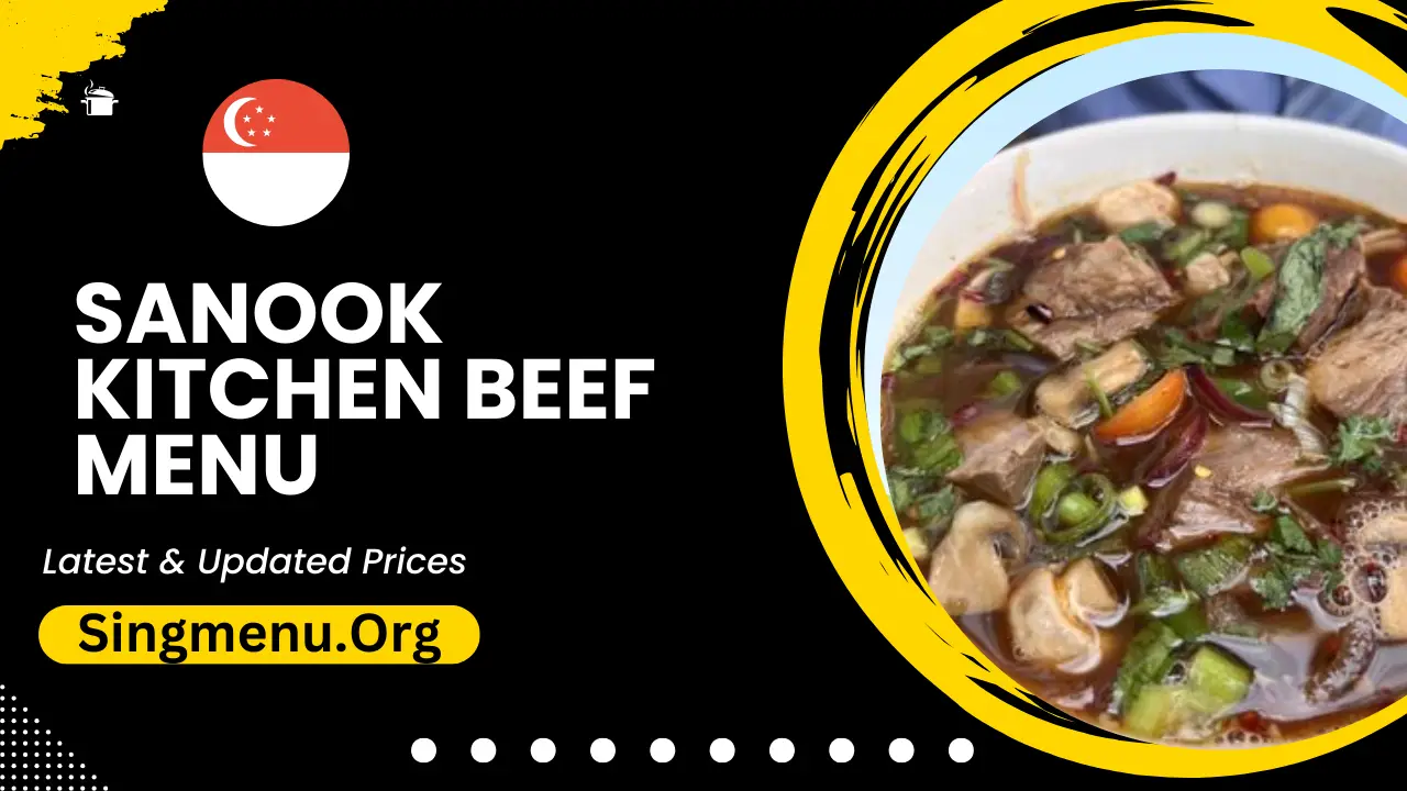 Sanook Kitchen Beef Menu Singapore