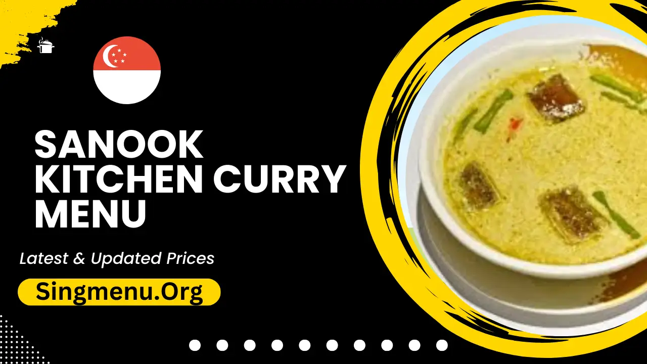 Sanook Kitchen Curry Menu Singapore