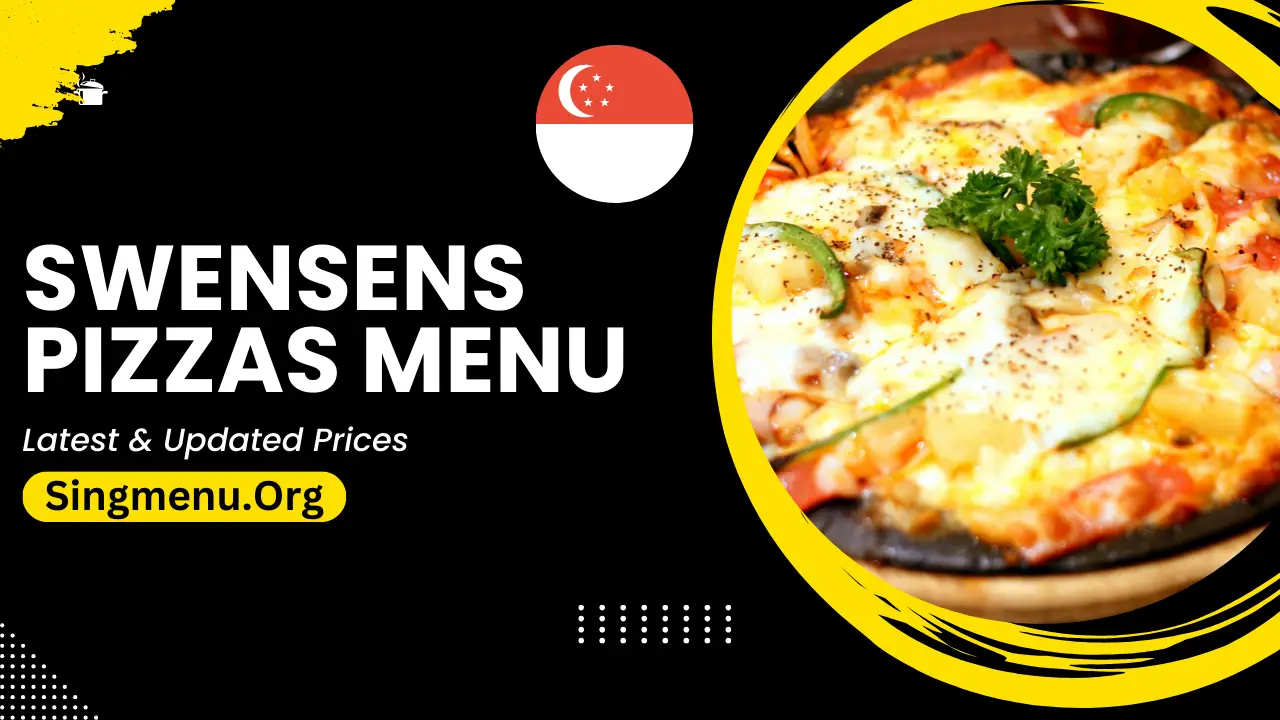 Swensens Pizzas Menu Singapore