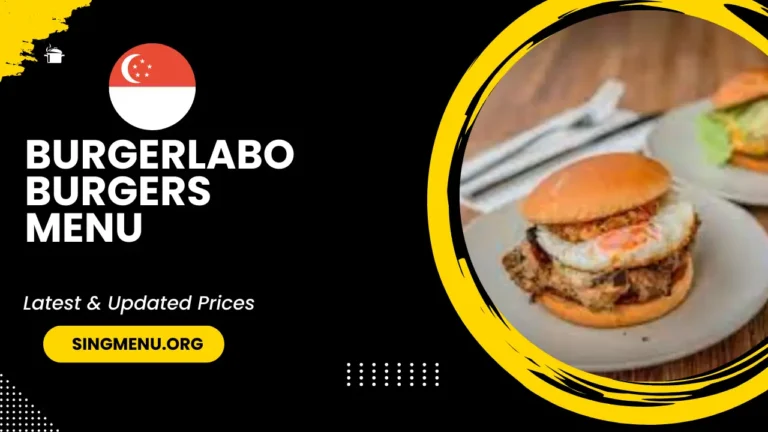 Burgerlabo Burgers Menu Singapore Prices 2024