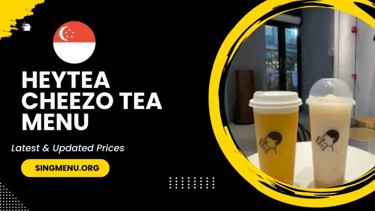 Heytea Cheezo Tea Menu Singapore Prices 2024