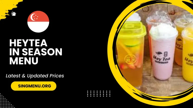 Heytea In Season Menu Singapore Prices 2024