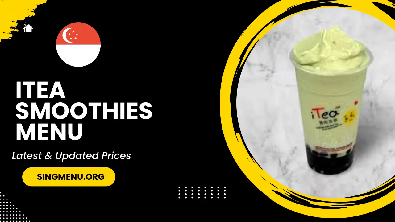 Itea Smoothies Menu Singapore