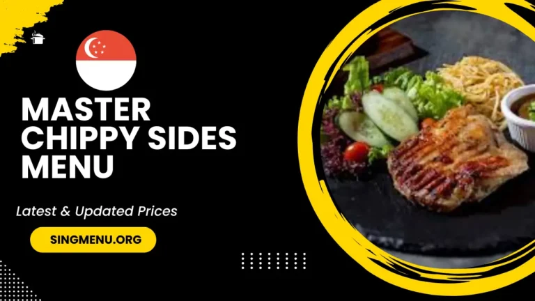 Master Chippy Sides Menu Singapore Prices 2024