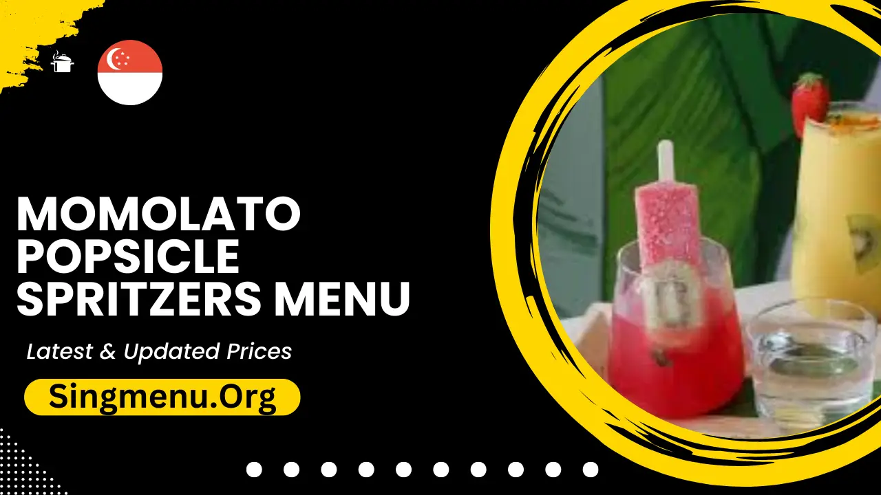 Momolato Popsicle Spritzers Menu Singapore