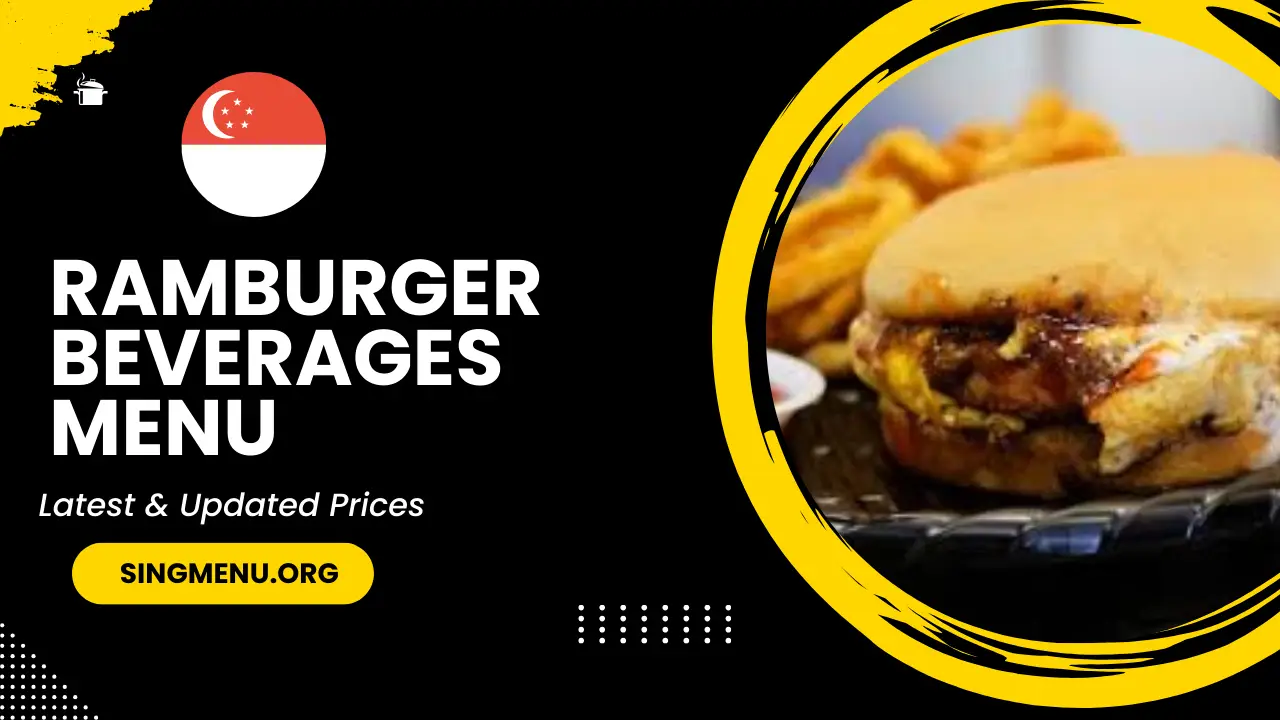 Ramburger Beverages Menu Singapore