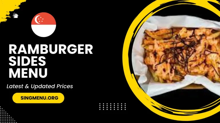 Ramburger Sides Menu Singapore Prices 2024