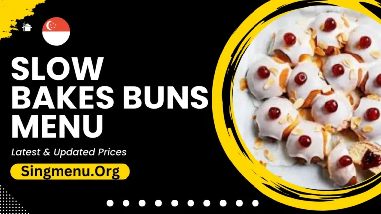 Slow Bakes Buns Menu Singapore Updated Prices 2024