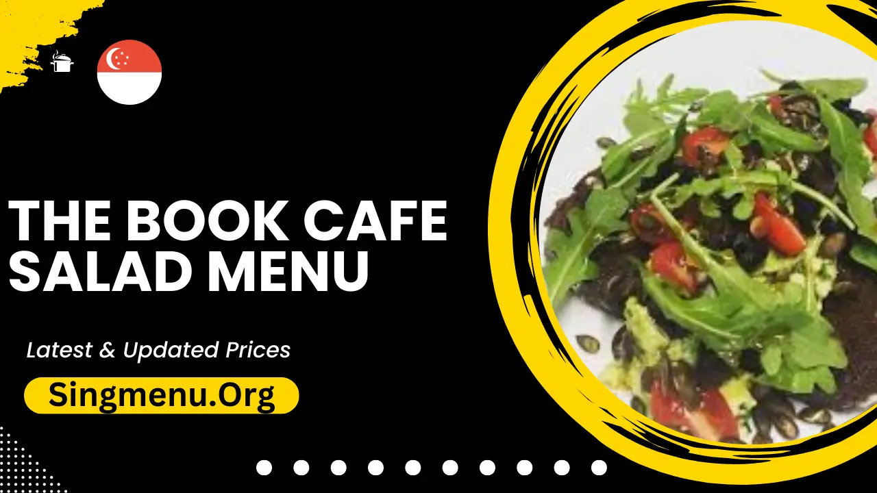 The Book Cafe Salad Menu Singapore