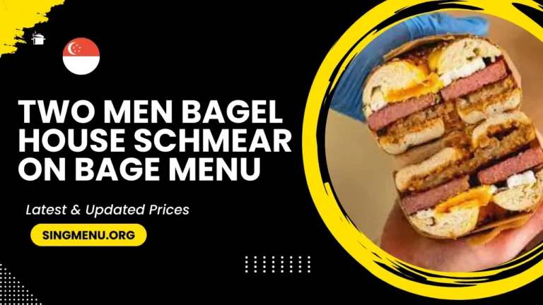 Two Men Bagel House Schmear On Bage Menu Prices 2024