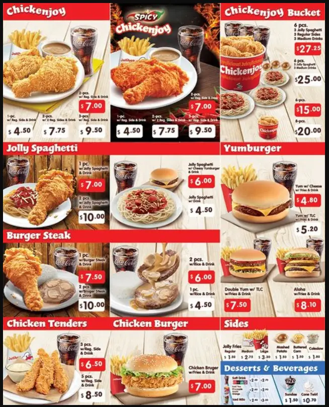 Jollibee Menu Singapore